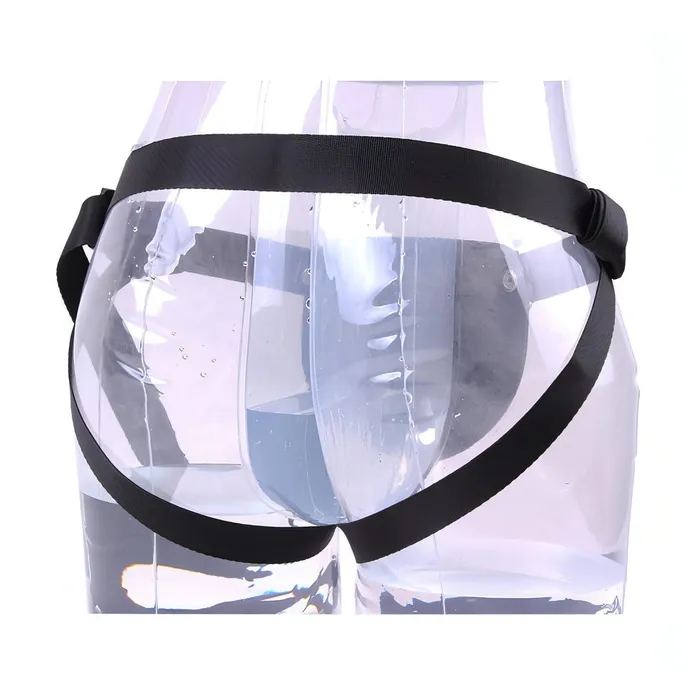 Anal | Imbracatura universale per falli con ventosa con cinghie regolabili e set da 3 anelli - Nero - Chisa Novelties