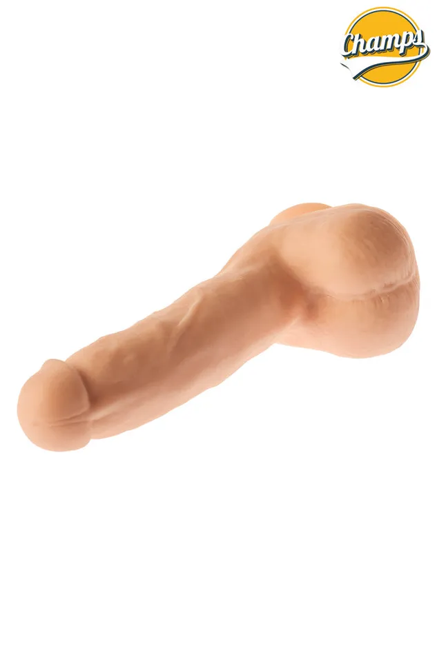 Champs Dildos | Champs - Curly - Original Dildo - 20 cm - Lichte Huidskleur