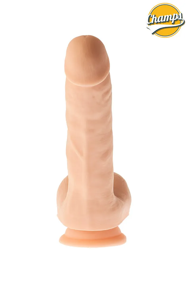 Champs Dildos | Champs - Curly - Original Dildo - 20 cm - Lichte Huidskleur