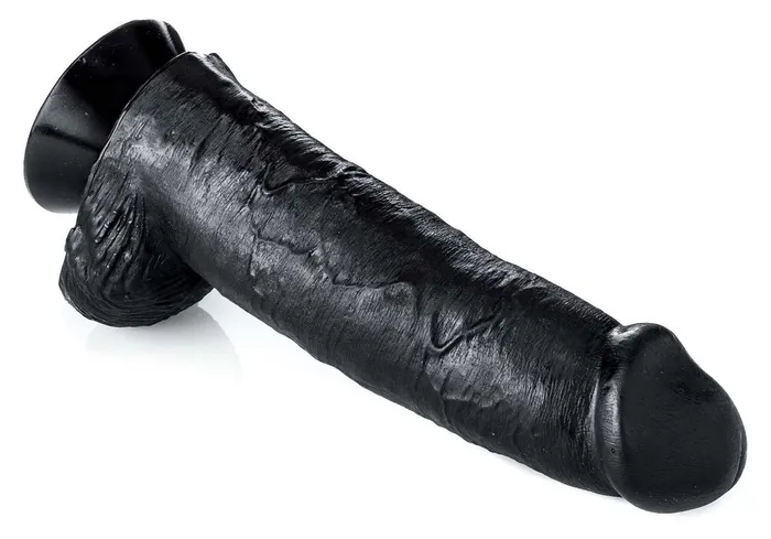 Gangbangster - Super Marvin - Dildo - 26 x 7,6 cm - PVC - Zwart | Gangbangster Female Sex Toys Gangbangster - Super Marvin - Dildo - 26 x 7,6 cm - PVC - Zwart | Gangbangster Female Sex Toys