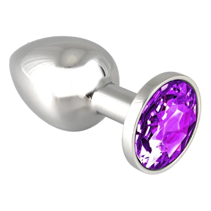 Rimba Buttplug Klein Met Paars Sierkristal Rimba Bondage Play Vibrators