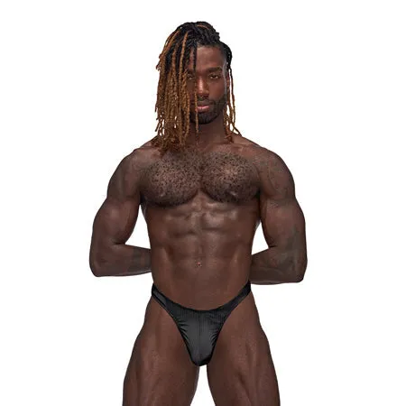 Anal Male Power Lingerie Male Power Barely There Bong Thong Black LXL
