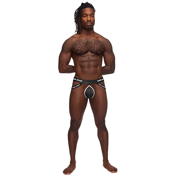 Anal Male Power The Helmet Jock Large XLarge Black