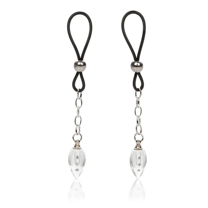 CalExotics Couples | Nipple Play Non-Piercing Nipple Jewelry Crystal  Teardrop