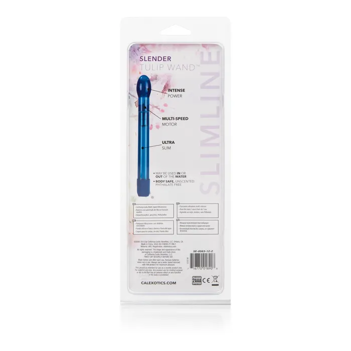 CalExotics Vibrators | Slender Tulip Wand Cobalt