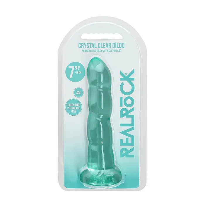 Female Sex Toys | Shots America Realrock Non-realistic 7in Dildo Turquoise