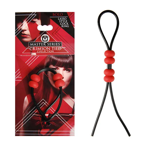 Master Series Crimson Tied Boloae240 XR Brands Male Sex Toys