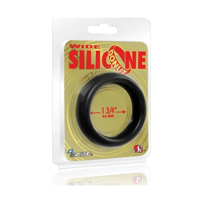 Si Novelties Male Sex Toys Wide Donut Black Cock Ring 44mm