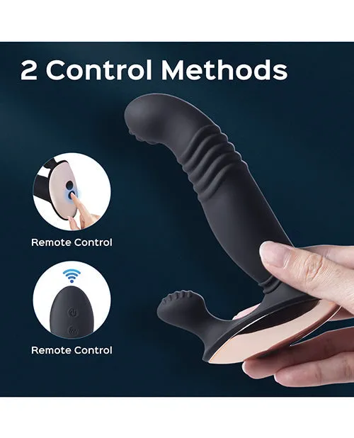 Uc Global Trade INChoney Play B Anal | Royal Thrusting Vibrating Prostate & Perineum Massager - Black
