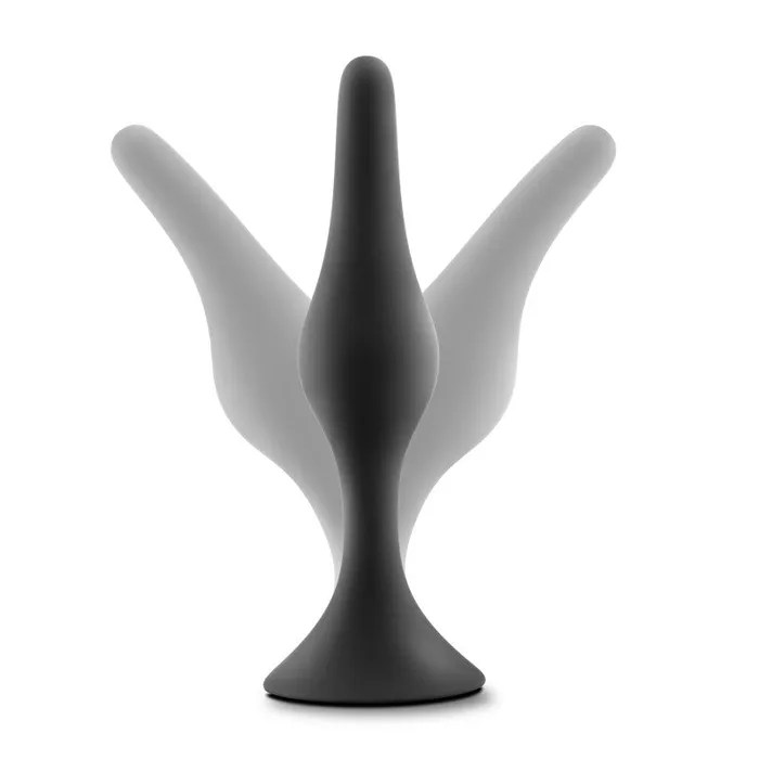 Anal Blush Novelties Anal Adventures Platinum Silicone Beginner Plug Kit Black Set of 3 Sizes Anal Blush Novelties Anal Adventures Platinum Silicone Beginner Plug Kit Black Set of 3 Sizes