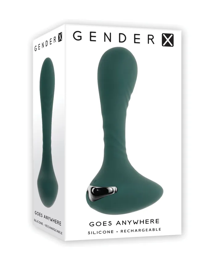 Anal Gender X Goes Anywhere Vibrating Silicone Plug Teal Evolved Novelties INC Anal Gender X Goes Anywhere Vibrating Silicone Plug Teal Evolved Novelties INC