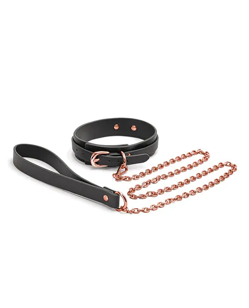 Anal Ns Novelties INC Bondage Couture Collar Leash Black