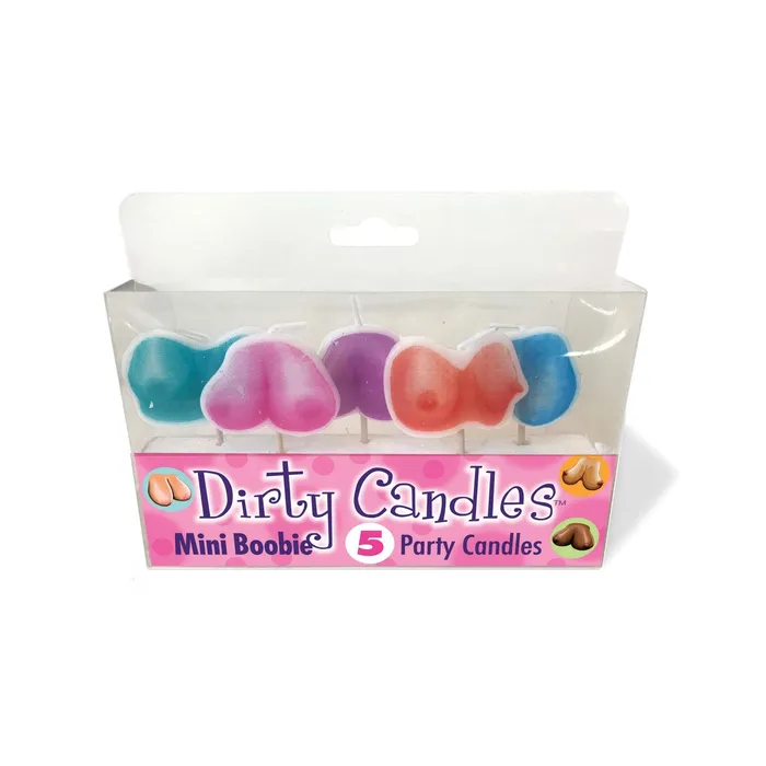 Blush Novelties Anal Mini Boobie Dirty Candle Set Set of 5