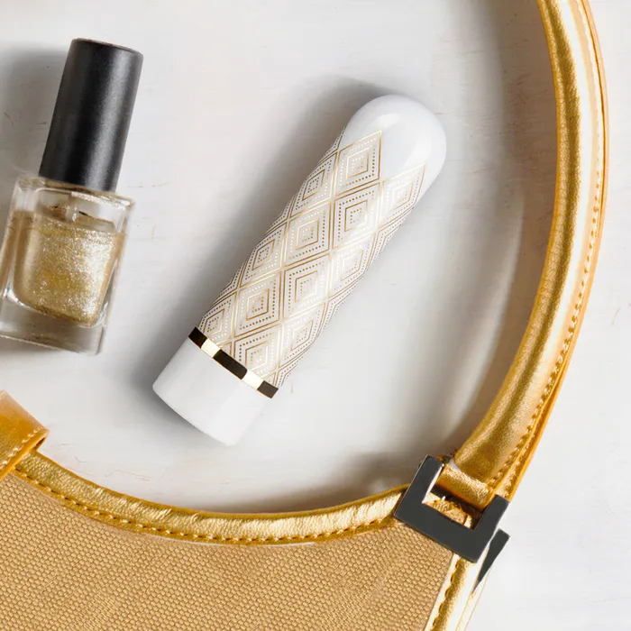 Blush Novelties Female Sex Toys The Collection Glitzy Deco Rechargeable Bullet Gold Blush Novelties Female Sex Toys The Collection Glitzy Deco Rechargeable Bullet Gold