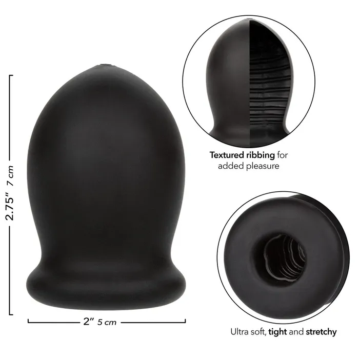CalExotics Female Sex Toys Boundless Rechargeable FTM Vibrating Stroker Soft Silicone Glans Vibrator