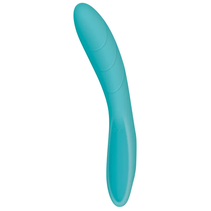 CalExotics Vibrators Adam Eve G Gasm Curve Rechargeable Vibrator Teal