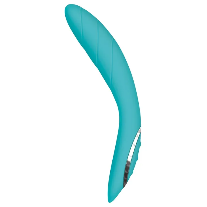 CalExotics Vibrators Adam Eve G Gasm Curve Rechargeable Vibrator Teal