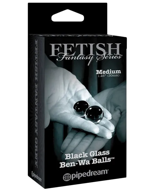 Dildos Pipedream Products Fetish Fantasy Limited Edition Black Glass Benwa Balls