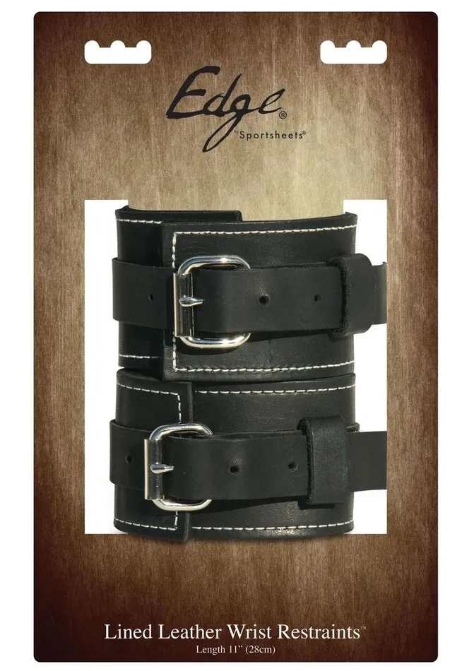 Edge Restraints Edge Leather Adjustable Wrist Restraints Edge Restraints Edge Leather Adjustable Wrist Restraints