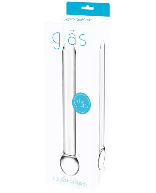 Electric Eel INC Dildos Glas 7 Straight Glass Dildo Clear