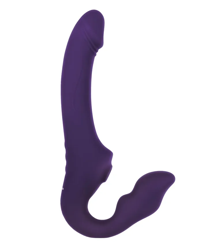 Evolved 2 Become 1 Strapless Strap On Purple Evolved Novelties INC Vibrators Evolved 2 Become 1 Strapless Strap On Purple Evolved Novelties INC Vibrators
