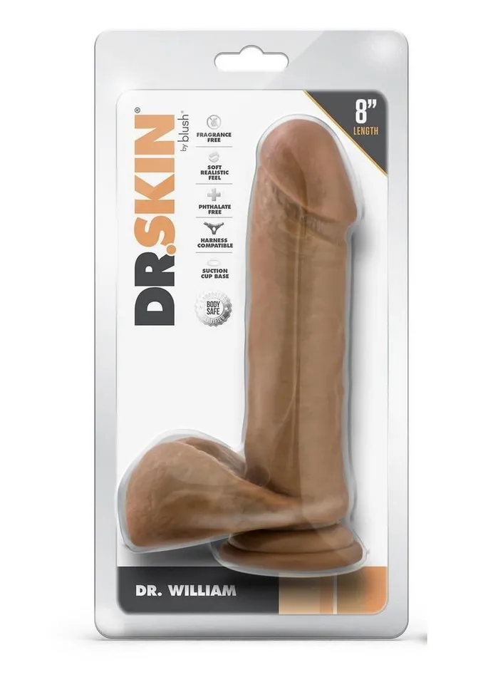 Female Sex Toys Dr Skin Dr Skin Dr William Dildo with Balls and Suction Cup
