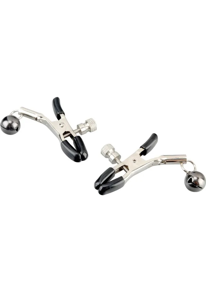 Female Sex Toys Lux Fetish Bell Nipple Clips Lux Fetish