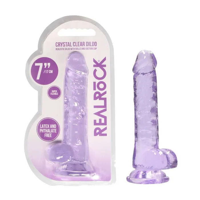 Female Sex Toys RealRock 7 Realistic Dildo With Balls Purple 178 cm Dong Shots Toys Female Sex Toys RealRock 7 Realistic Dildo With Balls Purple 178 cm Dong Shots Toys
