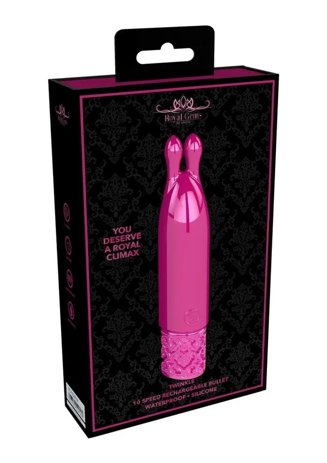 Female Sex Toys Royal Gems Royal Gems Twinkle Silicone Rechargeable Bullet