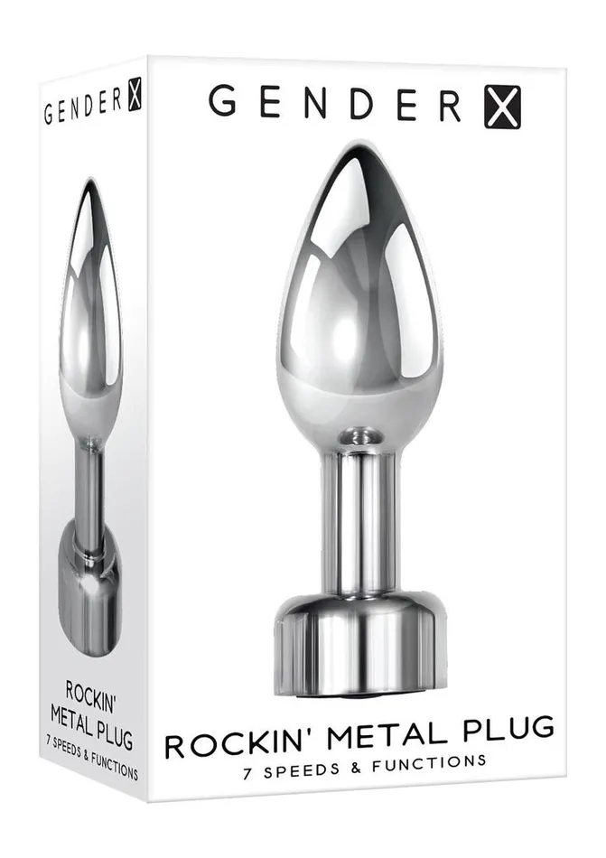 Gender X Gender X Rockin Metal Plug Rechargeable Butt Plug Anal