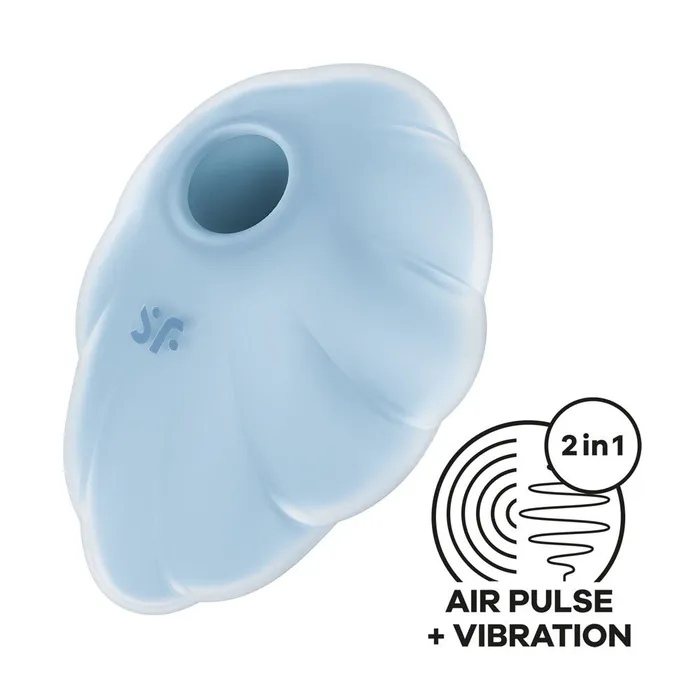 Satisfyer Vibrators Satisfyer Cloud Dancer Blue USB Rechargeable Vibrating Air Pulse Stimulator Satisfyer Vibrators Satisfyer Cloud Dancer Blue USB Rechargeable Vibrating Air Pulse Stimulator