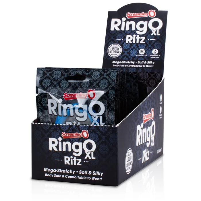 Screaming O Male Sex Toys Ringo Ritz XL 18 Count POP Box Assorted