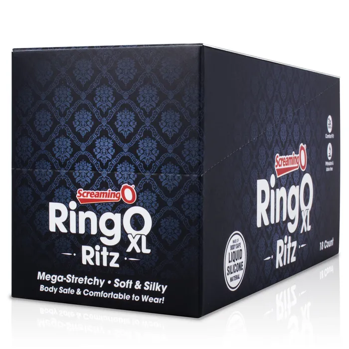 Screaming O Male Sex Toys Ringo Ritz XL 18 Count POP Box Assorted