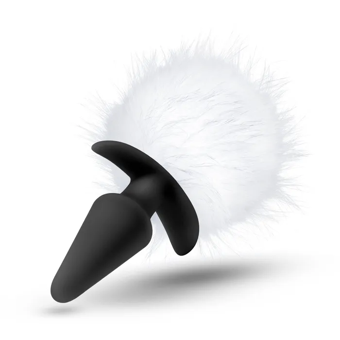 Vibrators Blush Novelties Pom Plugs Fur Pom Pom White