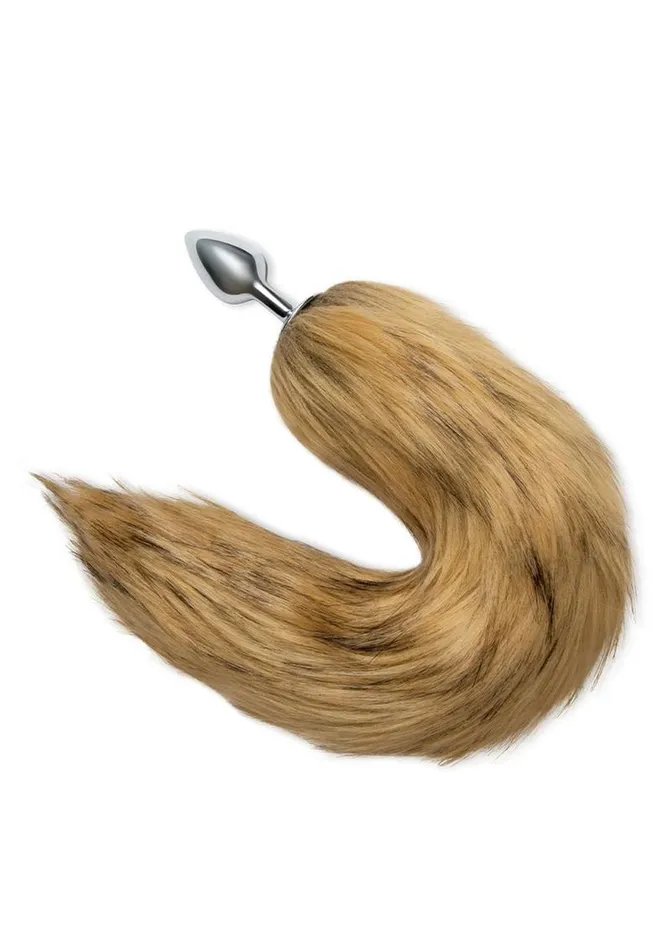 Whipsmart Male Sex Toys WhipSmart Metal Plug with 14in Fox Tail