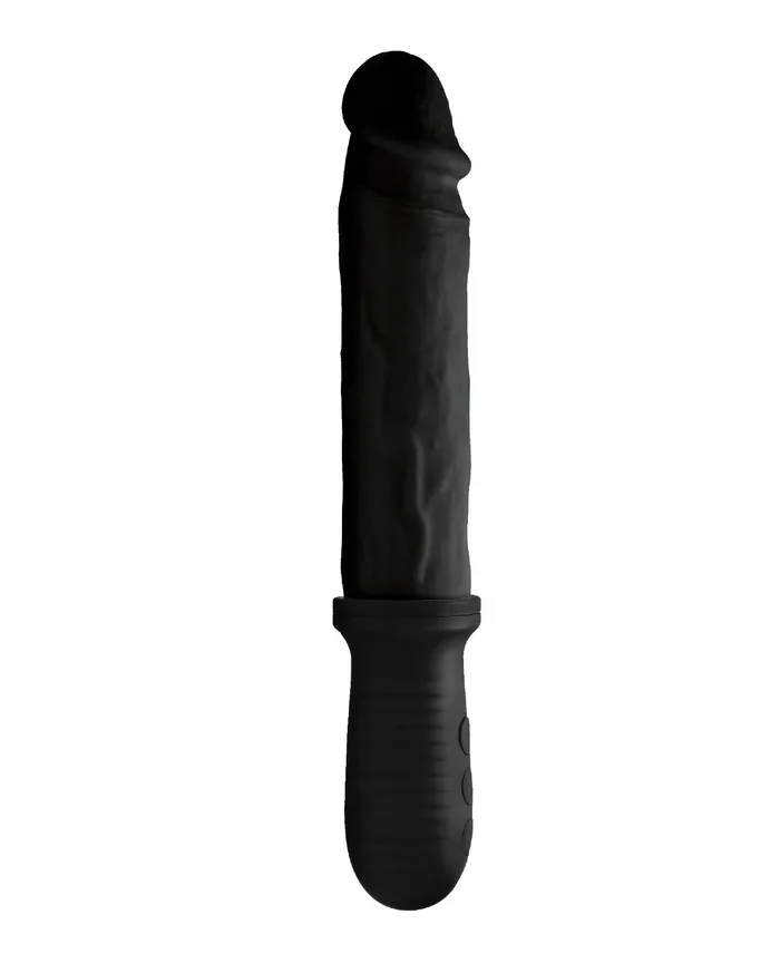 Xr LLC Anal Master Series 8X Auto Pounder Vibrating Thrusting Dildo wHandle Black Xr LLC Anal Master Series 8X Auto Pounder Vibrating Thrusting Dildo wHandle Black