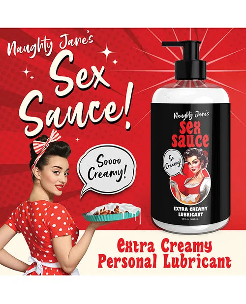 Xr LLC Naughty Janes Sex Sauce Extra Creamy Lubricant oz Male Sex Toys
