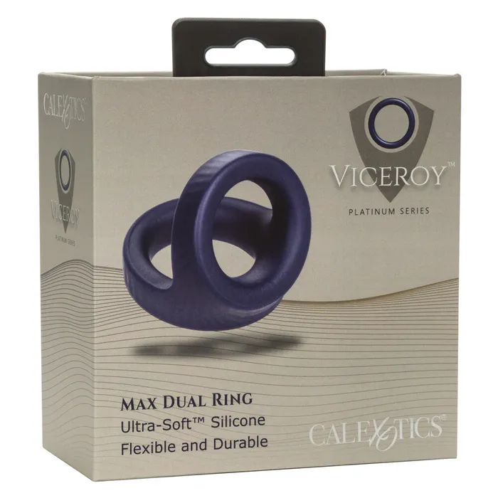 Male Sex Toys CalExotics Viceroy Dual Silicone Cock Ring Male Sex Toys CalExotics Viceroy Dual Silicone Cock Ring