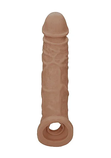 Realrock Penis Sleeve 8in Tan SHOTS AMERICA Male Sex Toys Realrock Penis Sleeve 8in Tan SHOTS AMERICA Male Sex Toys