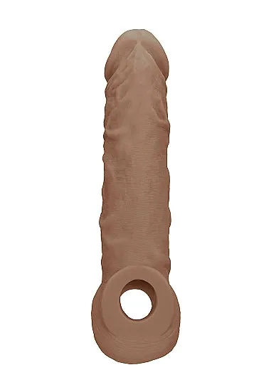 Realrock Penis Sleeve 8in Tan SHOTS AMERICA Male Sex Toys Realrock Penis Sleeve 8in Tan SHOTS AMERICA Male Sex Toys