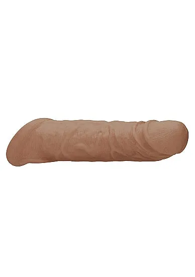 Realrock Penis Sleeve 8in Tan SHOTS AMERICA Male Sex Toys Realrock Penis Sleeve 8in Tan SHOTS AMERICA Male Sex Toys