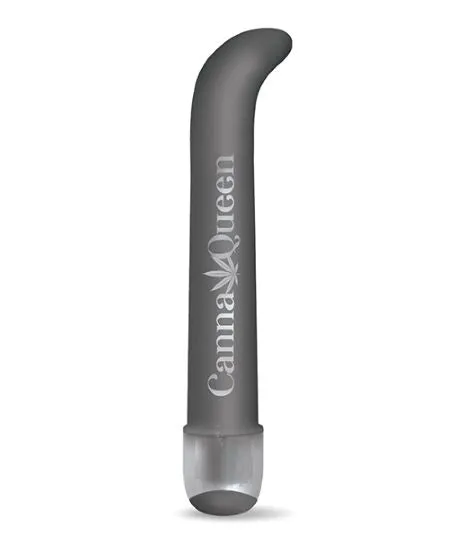Vibrators Global Novelties Prints Charming Buzzed 7 G Spot Vibe Canna Queen Grey 