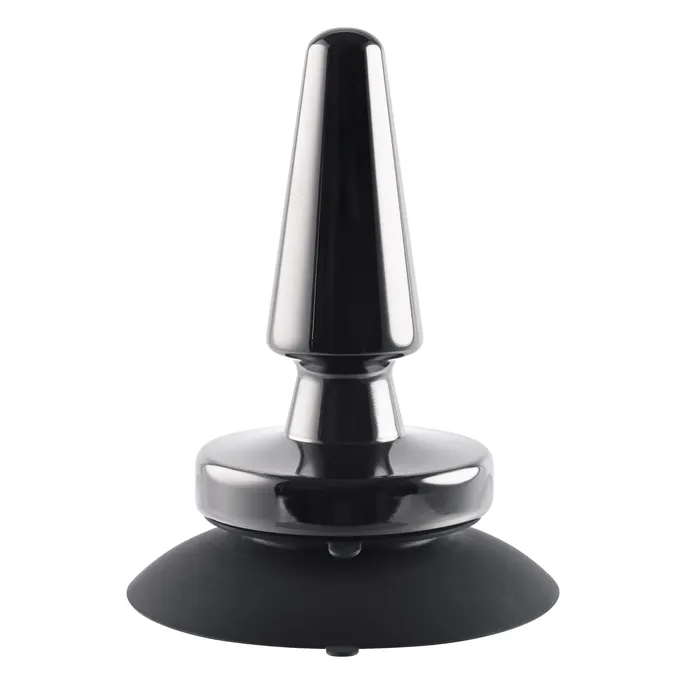 Anal Evolved Novelties Beginner Metal Plug Black Chrome Anal Evolved Novelties Beginner Metal Plug Black Chrome