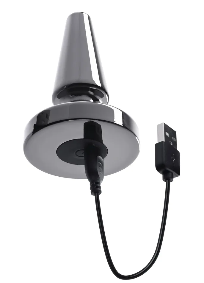 Anal Evolved Novelties Beginner Metal Plug Black Chrome Anal Evolved Novelties Beginner Metal Plug Black Chrome
