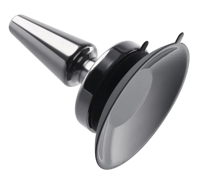 Anal Evolved Novelties Beginner Metal Plug Black Chrome Anal Evolved Novelties Beginner Metal Plug Black Chrome