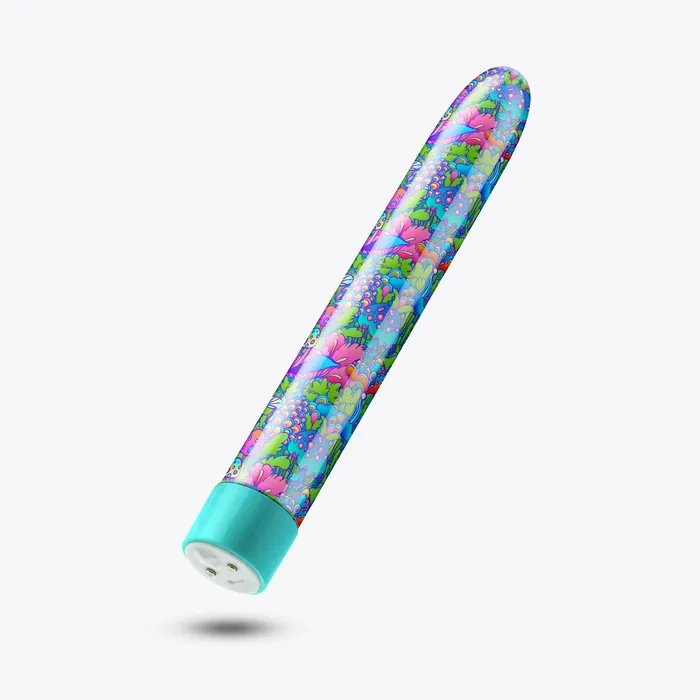 Blush Anal Limited Addiction Utopia 7 Inch Rechargeable Vibe Aqua