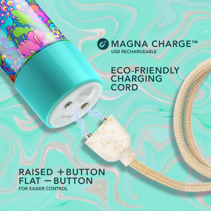Blush Anal Limited Addiction Utopia 7 Inch Rechargeable Vibe Aqua