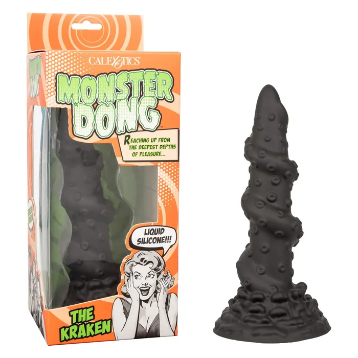 CalExotics Dildos Monster Dong the Kraken 8 Black