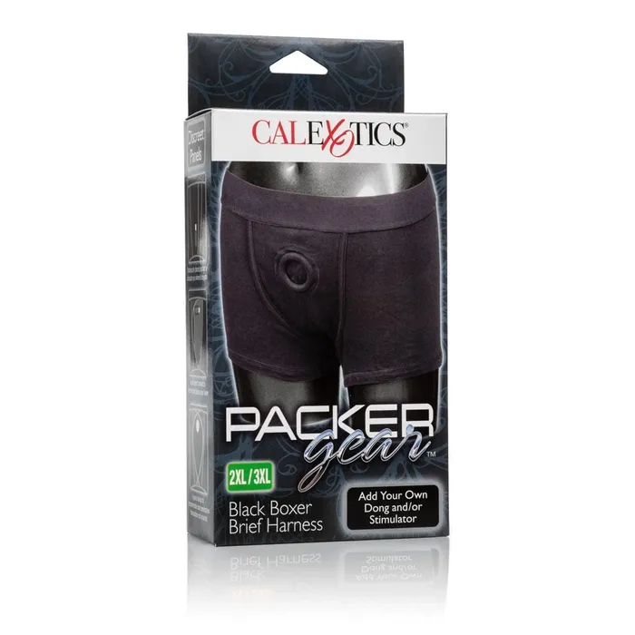CalExotics Female Sex Toys Packer Gear Black Boxer Brief Harness 2xl3xl
