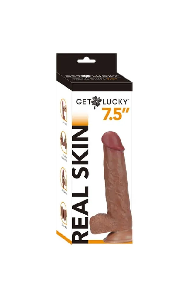Dildos Voodoo Toys Get Lucky 75 Inch Real Skin Dong Light Brown Dildos Voodoo Toys Get Lucky 75 Inch Real Skin Dong Light Brown